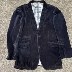 BURBERRY BLACK LABEL ベロア テーラードジャケット