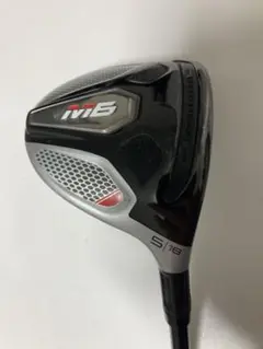 美品 テーラーメイドM6 フェアウェイウッド5W 18度 クロカゲシルバー DC