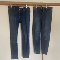 LEVI'S 711 SKINNY デニム 26とZARA二着
