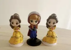 Qposket ディズニーガチャミニチュアコレクション2 アナ　ベル