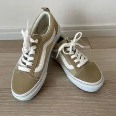 VANS キッズスニーカー21㎝　オールドスクール　ベージュ