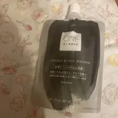新品未開封 ダブルブラックウォッシャー 洗顔料 ONE BY KOSE