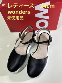 wonders ワンダーズ　レディース　厚底コンフォードサンダル　未使用品