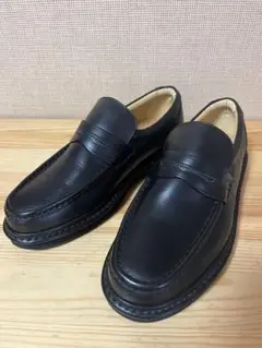 d826/未使用品/Valentianoレザー ローファー軽量/4E幅広/25㎝