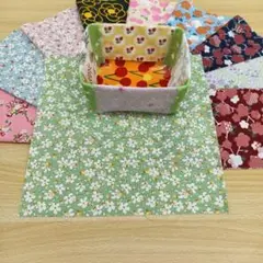★A879★ カットクロス/プリント生地/国産/25cm×25cm/10点