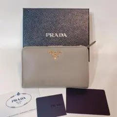 【定番】PRADA プラダ サフィアーノレザー 二つ折り 財布 札入れ 小銭入れ