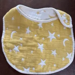OVLOV イエロー 星と月の柄 スタイ