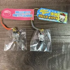 【未使用未開封】ご当地キティ 根付け 巨人＆茨城GOLDEN GOLDSセット