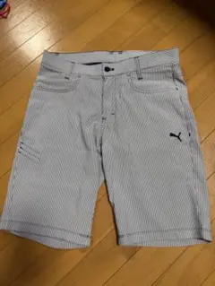 PUMA ストライプ ショートパンツL