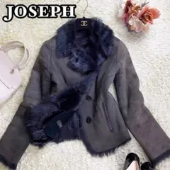 定価30万 ✨最高級/希少色✨ ジョセフ ムートンコート リアルムートン 本革