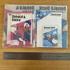 Donald &Daisy ミニクリアファイル付き　ミニレター