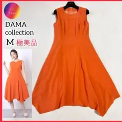 新品並✨DAMA collection イレギュラーヘムフレアーワンピース　M