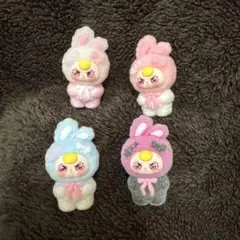 ベイビースリー　ウサギ　フィギュア　4体セット