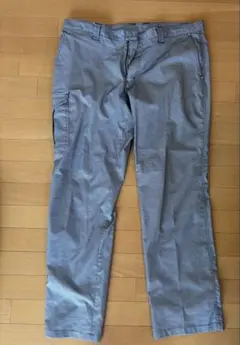 グレー チェック柄 カーゴパンツ