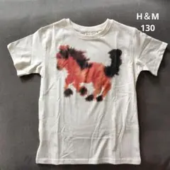ROP VAN MIERLO☓H＆M 馬プリント Tシャツ 130