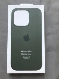 iPhone 14Pro シリコーンケース オリーブ 純正MagSafe対応
