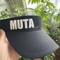 MUTA ブラック サンバイザー