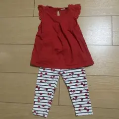 H&M チェリー柄セットアップ