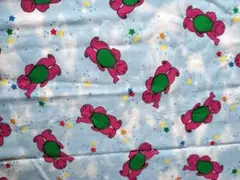 Barney ビンテージ ハギレ 生地　レア柄 バーニー