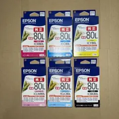 EPSON IC6CL 80L (増量タイプ 6本1組セット)