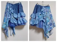 qutie frash ミニスカート ライトブルー