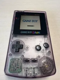 ゲームボーイカラー クリアパープル 本体