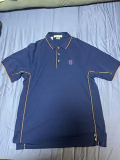 Antigua ネイビー ポロシャツ L NYロゴ
