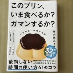 このプリン、いま食べるか？ガマンするか？
