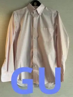 GU メンズボタンダウンシャツ