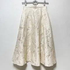 LILLIAN CARAT リリアンカラット フレアスカート 花柄