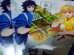 未使用品 セブン　鬼滅の刃 クリアポスター　2点セット