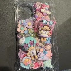 【新品】iPhone14ケース　サンリオ　キキララ　デコケース