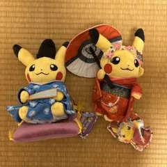 ポケモンセンター 京都限定　舞妓はん ピカチュウ おすわりver.　2016年 2016 ポケモンセンターオリジナル ぬいぐるみ 舞妓はん