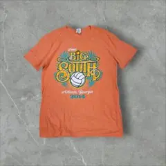 GILDAN ❌ASICS　海外古着　T シャツ　バレー　モチーフ