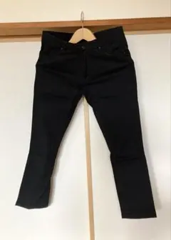 roshell七部丈パンツ美品ブラック定番Ｍサイズストレッチ
