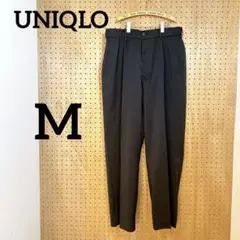 【UNIQLO ユニクロ】センタープレスパンツ スラックス 濃紺 M 夏