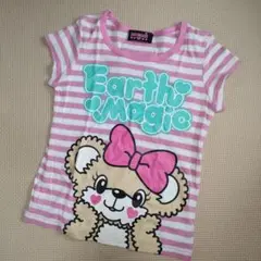 Earth Magic クマキャラクター Tシャツ 120
