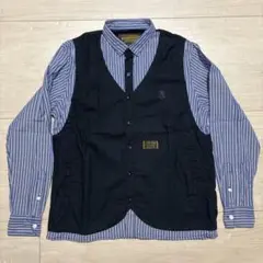 NEIGHBORHOOD シャツ Sサイズ ストライプ ベスト