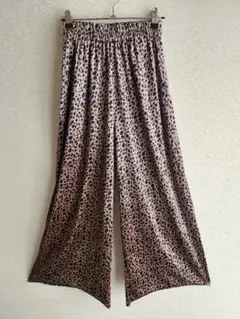 GRL グレイル　豹柄ワイドパンツ　Mサイズ