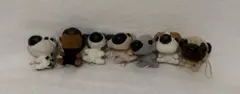 犬の指人形　ストラップ×7