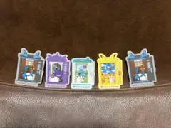 ポケモンセンターオンライン B賞ステッカー ピカチュウ ゲンガールカリオクワッス