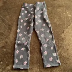 花柄レギンス サイズ110 グレー