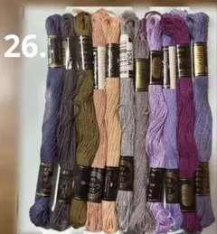 オリンパス・コスモ等刺繍糸 11本セット 多色
