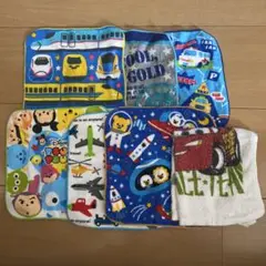 キャラクタータオルハンカチ6枚セットとおしぼり