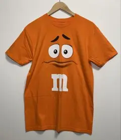 M&M's エムアンドエムズ Tシャツ 半袖 Mサイズ オレンジ