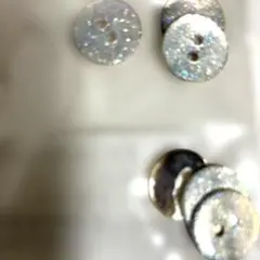 チェック&ストライプ　フランスボタン