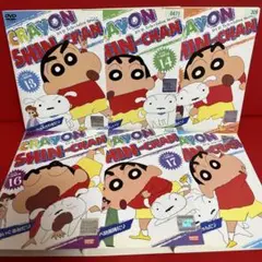 クレヨンしんちゃん　DVD　TV版傑作選　13巻〜18巻　6枚セット　46