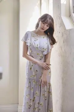 Laminak Floral Dress - citrus