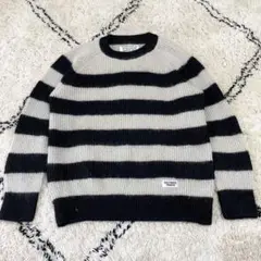 WACKO MARIA ワコマリア モヘヤニット シルク ボーダー