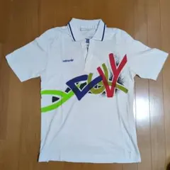 adidas グラフィックポロシャツ ホワイト　D50サイズ